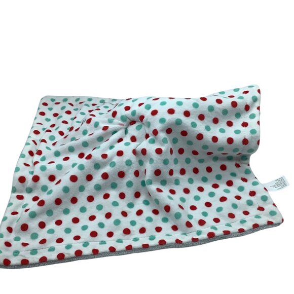 Penguin Lovey Gray Plush Blankie "My First Christmas" 13” Security Blanket - Picture 6 of 7